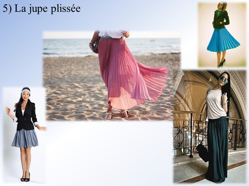 5) La jupe plissée